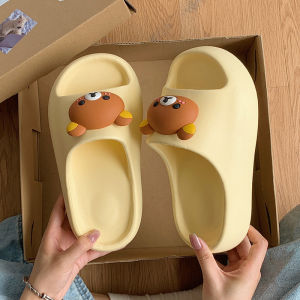 [Free Shipping] Ready To Ship: Cute And Comfortable 5CM Thick-Soled Slippers For Women Perfect For Summer Wear With Soft Soles Non-Slip Design And Suitable For Both Indoor And Outdoor Use