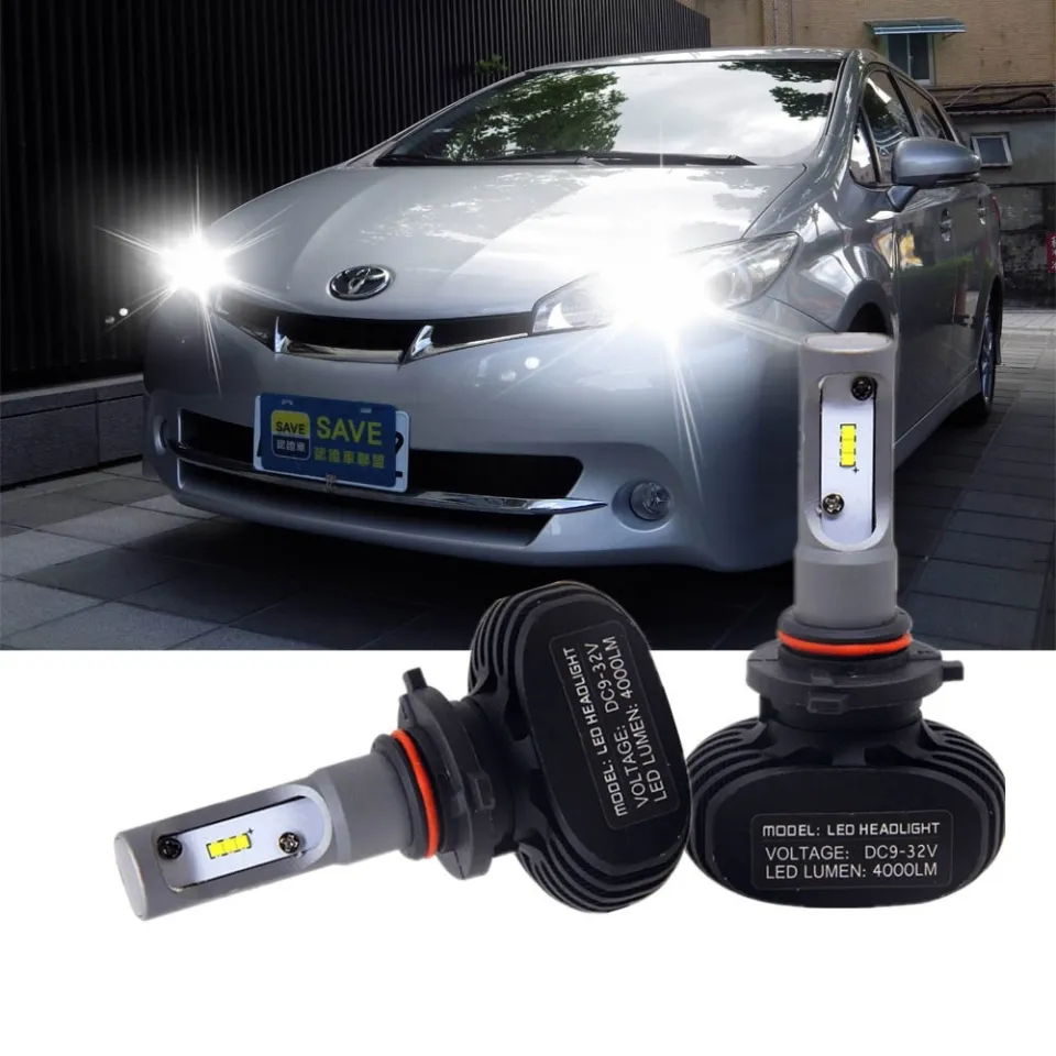 SOCAL-LED 2x HB4 9006 LED Headlight Bulbs Kit - 80W 6000K Crystal White, Super Bright