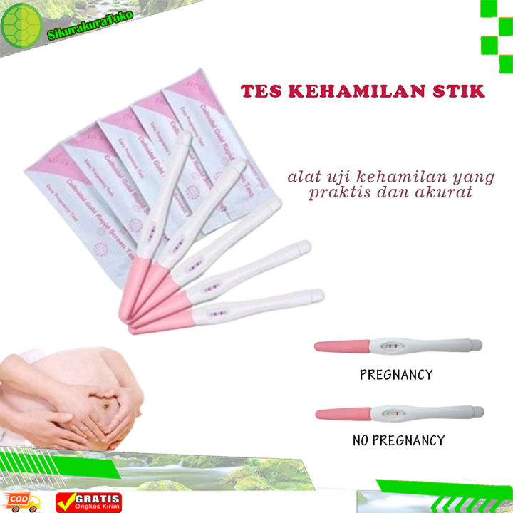 TestPack COLLOIDAL Stik Compact HCG Test Pack Tespek Alat Tes Hamil Kehamilan Stick