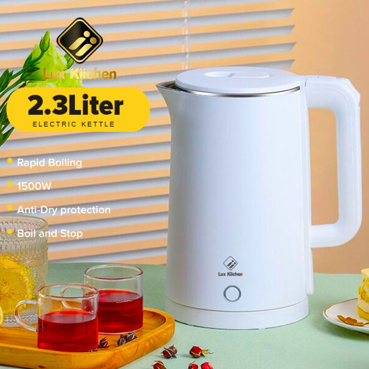 Lux Kiichen Electric kettle 2.3L heater water heater kettle electric