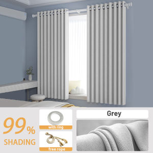 100% Blackout curtain Shading / Thermal / UV / Ambient Soundproof Langsir for Living Room Bedroom 5.2ft/5.9ft/7.2ft/8.4ft/9ft