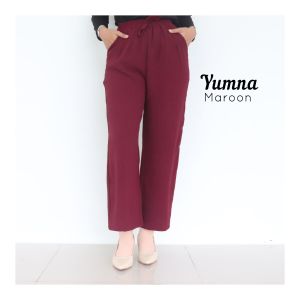 Kalisha - Yumna Kulot Celana Panjang Wanita Kulot Crinkle Airflow Terbaru