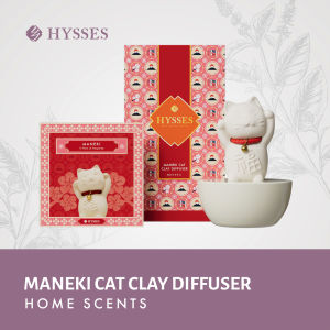 Hysses Maneki Cat Clay Diffuser
