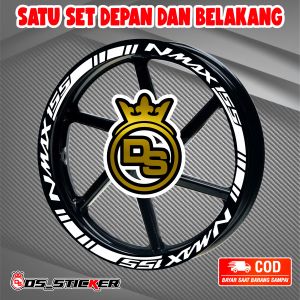 stiker cutting velg Yamaha nmax 155 baru