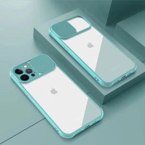 FOX Case Xiaomi Remi Note 11 Note 11S Note 11 Pro 4G 5G  Slide Case Clear Melindungi Kamera Privasi Penutup Belakang bamper Transparant