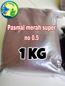 PASIR MALANG MERAH HALUS SUPER 1KG NO 05 DEKORASI AQUASCAPE