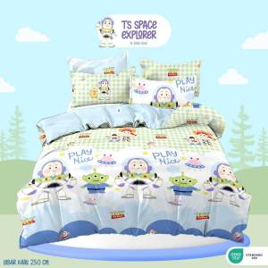 Seprai Motif TOYS STORY Bahan Katun Lokal Warna | Sprei Home Made | Sprei Homemade Katun | Seprei Homemade Karakter | Sprei Motif Karakter | Sepray Ukuran Single Anak | Sprai Size Double | Spray Kasur Tidur | Seprei Halus Murah Berkualitas