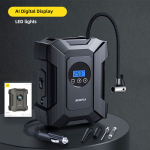 Pump Tire Inflator For Car Heavy Duty Air Compressor Portable For Car 12V Electric Smart Auto LCD Digital