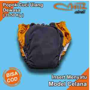 Popok Dewasa Pampers Dewasa Popok Cuci Ulang Cloudi Popok Kain BB 35-50 KG