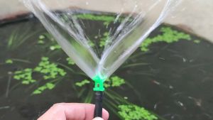 หัวสเปรย์ปีกผีเสื้อ 100ตัว เกลียว5/7ใช้กับสายไมโครรูใน4-5มม.หรือปักท่อPE ส่งเร็ว สินค้าในไทย