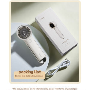 3000mAh High Speed Mini Fans Wholesale Handheld Adjustable Turbo Rechargeable Fan with flexible rubber strap