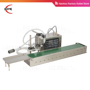 HZPK 5ml-4000ml Digital Liquid Filling Machine Automatic Conveyor Peristaltic Pumps Bottle filling machine LSX-6000