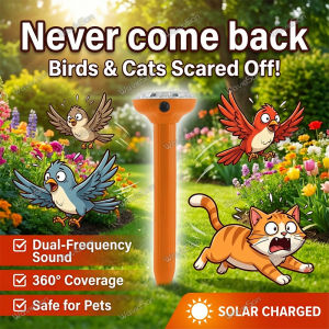 Stray Cats Run Away Instantly MNY Ultrasonic Cat Repeller Outdoor Waterproof Solar Power Effective Penghalau Kucing Halau Kucing Dog Repellent Device Fast Result Safe Humane Deterrent Local Ready Stock 驱猫神器