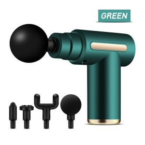 ready stock-hot saleNewMuscle Massage With 4 Heads Compact Size Portable Muscle Relaxation 6 Speeds Massage Fitness