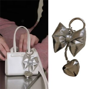 Exquisit Móc Khóa Trái Tim Dễ Thương túi trái tim Mặt Dây Chuyền vật liệu hợp kim Bowknot Dây Móc Khóa Hoàn Hảo Cho Chìa Khóa Xe Ba Lô Tự Làm Dự Án