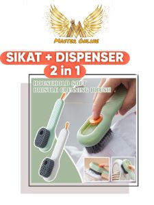 MO345 Sikat Pembersih Dispenser Sabun Otomatis 2in1 Sepatu Baju Tas Kar