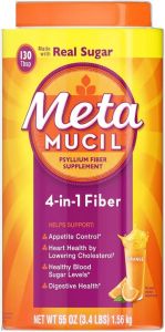 SUNPLAN.PH MetaMucil Psyllium Supplement 4in1 Fiber (Real Sugar & Sugar Free) BestBefore: 06/2027