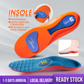 1Pair Comfortable Breathable EVA Elasticity Insole Sport Shock Absorbing Deodorant Shoe Pad Arch Support Orthopedic Insoles for Women Men