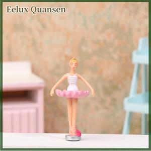 Eelux Mini âm nhạc Hộp búp bê múa ba lê vũ công cô gái bức tượng cổ tích công chúa trang trí nhảy múa tám giai điệu hộp trang trí âm nhạc phụ kiện hộp