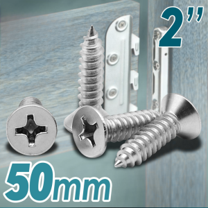 FLAT HEAD SCREW SOLD PER 200PCS Flat Head Screw for Wood 1 inch to 2 inch Self-tapping Drywall Screw