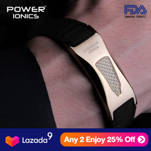 【 FDA Registration】Power Ionics 3000ไอออน/Cc Ironman ไทเทเนียมเจอร์มาเนียม F.I.R คาร์บอนไฟเบอร์ Bio นาฬิกานักกอล์ฟสร้อยข้อมือสายรัดข้อมือตัวอักษรฟรีของขวัญ