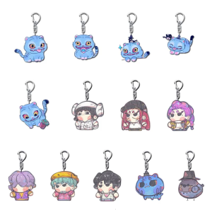 Âm nhạc thần tượng đồ treo Charm Gắn Túi thẩm mỹ PURSE quyến rũ thẩm mỹ Keychains Keyring cho phụ nữ ba lô ví túi xách decors