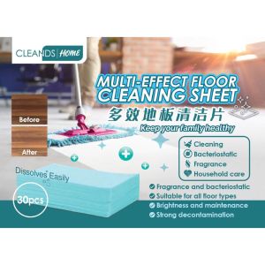Multi-Effect Floor Cleaning Sheet