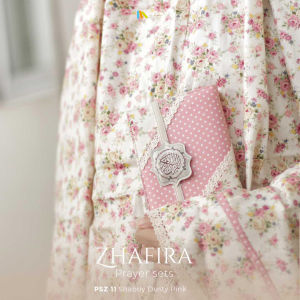 Mukena Set dgn Alquran Kemasan Mika Seserahan Prayet Set Pink