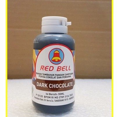 Red Bell Pasta Dark Chocolate 55ml RedBell Perisa Cokelat dan Pewarna Makanan