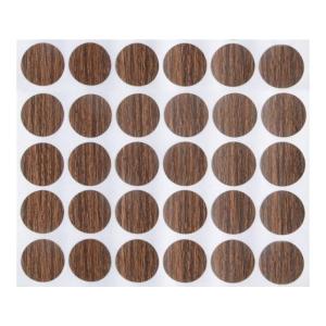 30pcs Self Adhesive Screw Hole Covers Stickers in Sturdy Waterproof PVC Materials for Cabinets Desks and Furniture