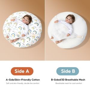 Breathable Baby Anti-vomiting Pillow Breast Milk Nursing Pillow Prevent Flat Head Feeding mattress
