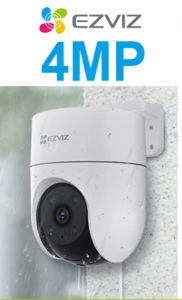 EZVIZ H8c 4MP 2K⁺ COLOR NIGHT PT Wi-Fi OUTDOOR IP CAMERA 2-WAY TALK