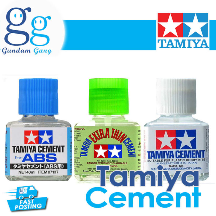 Tamiya Cement | Extra Thin Cement | ABS Cement [Gundam Gang] | Lazada