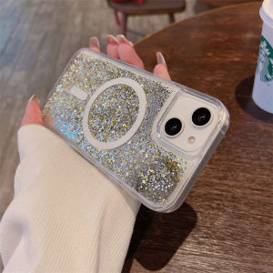 Dynamic Quicksand Case Cover for iPhone 15 16 17 18 Pro Max Glitter Powder Sequins Liquid Shell Hard El Funda Girl Capa