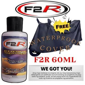 F2R 60ML Racing Engine Oil Additives for Diesel & Gasoline Gear Protector W/WATERPROOF MOTORCYCLE COVER BLACK BIG&SMALL