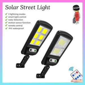 120W Lampu Solar Street Lighting Outdoor Street Light IP67 Waterproof Solar Led Light Parking Lot Lighting