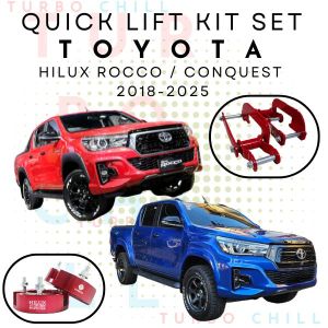 ERMETIQ QUICK LIFT SET FRONT & REAR for TOYOTA HILUX VIGO / REVO / ROCCO / CONQUEST HEAVY DUTY
