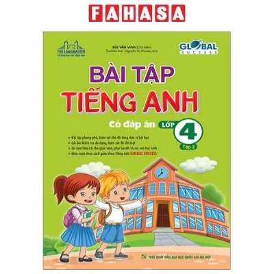 Sách Fahasa - Global Success - Bài Tập Tiếng Anh Lớp 4 - Tập 2 (Có Đáp Án)