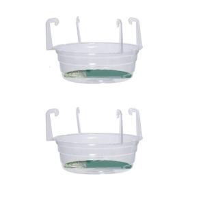 Thoáng khí rõ ràng làm vườn container Khay cho tăng cường gốc sục khí và nước Bộ sưu tập cho sử dụng ngoài trời