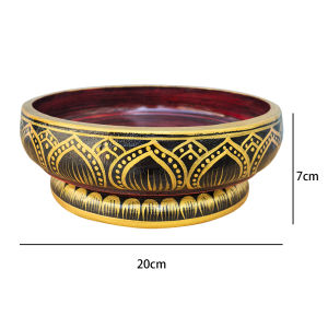 ถาด ถาดไม้ ถาดผลไม้ ถาดทรงกลม ขันโตก ขันโตกทรงเตี้ย สวยงามสไตล์ไทยๆ