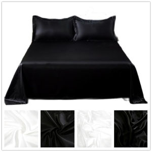 【discount store】Bonenjoy 1 pc Bed Sheet for Summer Ice Cool Fabric Top Sheets Satin Smooth Flat Bed Sheet for Double Bedding (no pillowcase)