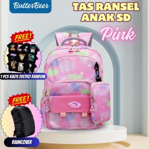 BB- Tas Ransel/ Tas Ransel Troli  sekolah SD untuk anak Perempuan