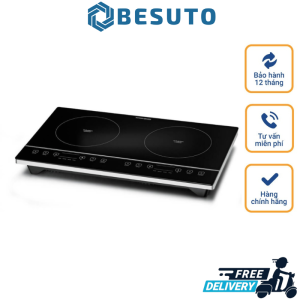 Bếp Từ Đôi Rommelsbacher CT 3405/IN Bếp Điện Từ Đôi 2 Vùng Nấu Công Suất 3400W Tiện Lợi Gia Đình Thiết Kế Hiện Đại Sang Trọng Nhập Đức BH 12 Tháng