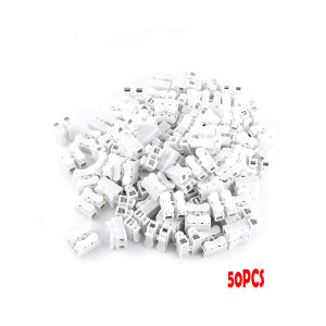 Set of 50/100 CH-2 quick wire connectors (domino clamp) - beautiful neat safe connections preventing electrical short circuits and fires in recessed or exposed boxes...
