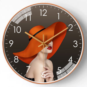 wall clock modern minimalist living room home wall clock creative decoration wall clock(8inches)