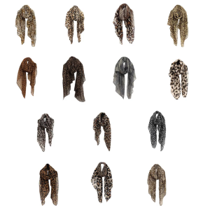 Leopard Print Scarf For Women Soft And Breathable Wrap Shawl Polyester Fashion Accessory For Parties And Festivals