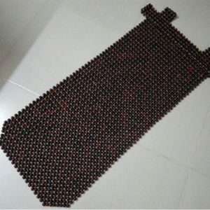 Lót Khoác Ghế Xe Ô Tô Hạt Gỗ Cẩm Cao Cấp Kích Thước 105cm x 45cm - Mian Việt Nam  (Hình thật)