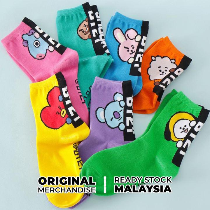 OFFICIAL BT21 Socks ver.1 Original Merchandise BTS BT21 TinyTAN BangTan ...