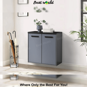 BERGEN 3 Doors / 2 Doors Shoe Cabinet (Wall Mounted/Normal) - SC 8005 / SC 8005-C (White + Sonoma Oak / Columbia Walnut / Grey + Black)