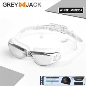 Grey Jack Kacamata Renang Dewasa AntiFog 3d Ringan Swimming Goggles Mirror Lens Bahan Tr90+Silicone SPT-XR 2600